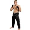 FIGHT-FIT - Pantalon de Kick-boxing / Satiné / Noir