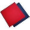 Kampfsportmatten  / 100 x 100 x 2.0 cm / Steckmatten / Bodenmatte / Trainingsmatte / Blau-Rot