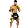 FIGHTERS - Shorts de boxe thai / Elite Fighters / Noir-Jaune