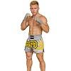 FIGHTERS - Muay Thai Shorts / Silber-Grau / Large