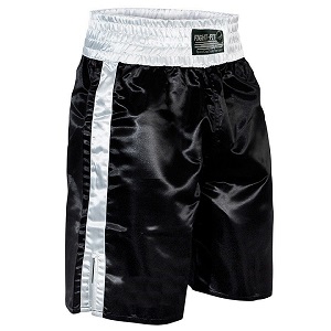 FIGHT-FIT - Box Shorts Long / Schwarz-Weiss / XXL