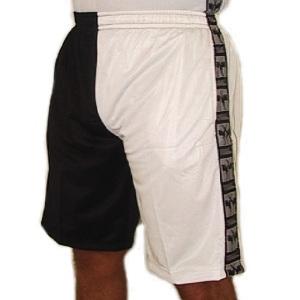 FIGHT-FIT - Fitness Shorts / Schwarz-Weiss / Medium