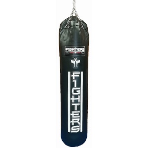 FIGHTERS - Sac de boxe / Performance / non rempli / 100 cm / noir