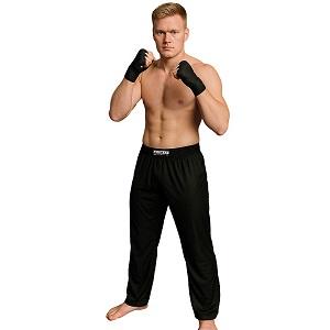 FIGHTERS - Pantalon de kick-boxing / Lycra / Noir / Large