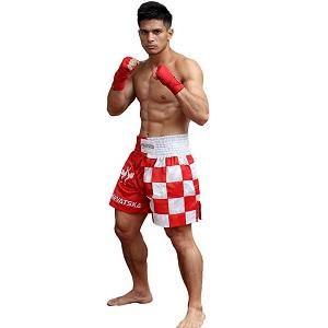 FIGHTERS - Pantalones Muay Thai / Croacia-Hrvatska / Zastava / Medium