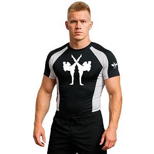 FIGHTERS - Rash Guard / Giant / Noir-Blanc / Medium