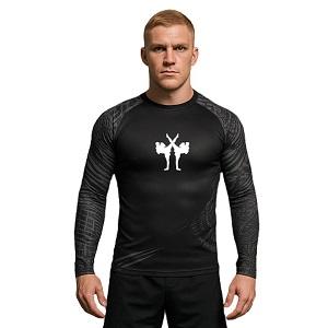 FIGHTERS - Rash Guard / Tribal / Noir / Medium