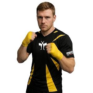 FIGHTERS - Camicia da kickboxing / Competition / Nero / XL