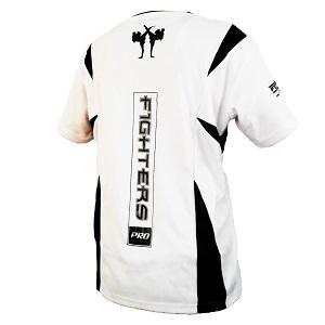 FIGHTERS - Camisa de kick boxing / Competition / Blanco / XXS