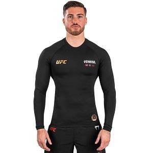 UFC Adrenaline by Venum Authentic Fight Nigh Rashguard / Langarm / Schwarz / XL