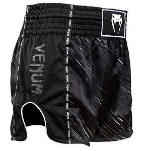 Venum - Short de Muay Thai / Tectonic Rapid / Noir-Gris / Large